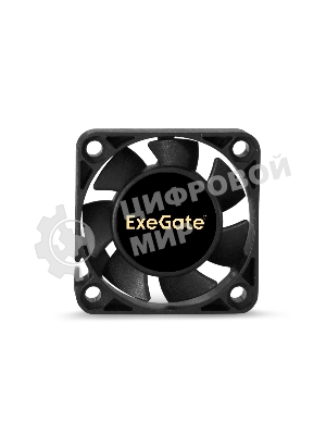 Вентилятор для корпуса ExeGate EX04010S2P черный, 40 мм, 5000 об/мин, 24 дБ, 2 pin