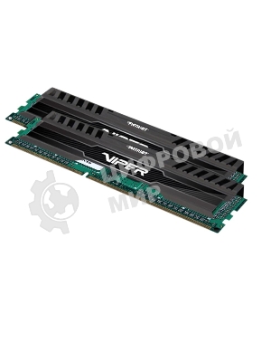Оперативная память Patriot Viper 3, DDR3, 8GB (2x4 GB), 1600 MHz, CL9, DIMM, радиатор, черный