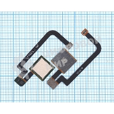 Шлейф со сканером отпечатка пальца для Xiaomi Mi Max 2 золотой