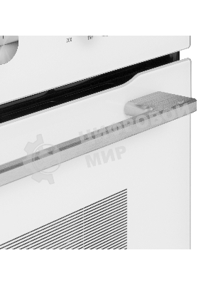 Шкаф духовой газовый с электрическим грилем Maunfeld MOGS703W, встраиваемый
