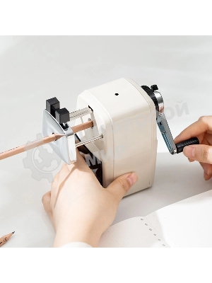 Точилка для карандашей механическая Deli E0620S, 1 отверстие, пластик, ассорти