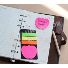 Блок самоклеящийся бумажный Stick`n 21476 44x44 мм, 20 листов, 70 г/м2, неон, зеленый вырубной 