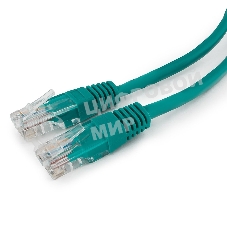 Патч-корд UTP Cablexpert cat.5e, 0.5м, литой, многожильный, зеленый