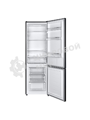 Холодильник Maunfeld MFF176SFSB черный двухкамерный 188/75л морозилка снизу, ручная разморозка