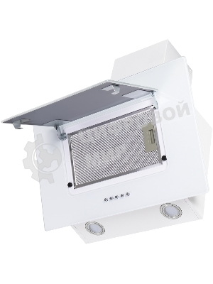 Вытяжка наклонная HOMSair Elf Push 60 белый, 60 см, 650 куб. м/ч, 47 дБ