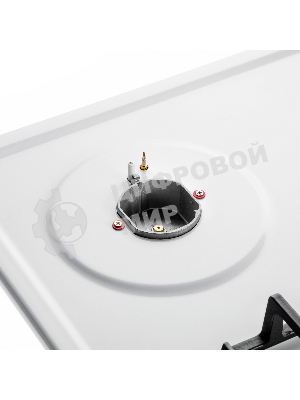 Газовая варочная панель Maunfeld EGHE.64.6CW/G, 4 конфорки, эмалированная сталь, белый