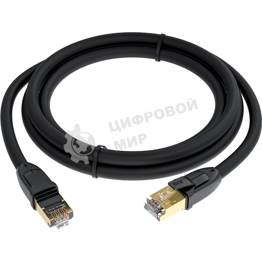 Патч-корд GCR PROF прямой 7.5m, FTP медь cat.6, позолоч. контакты и коннектор, 25 AWG, Deluxe ethernet high speed 10 Гбит/с, RJ45, T568B, GCR-52548