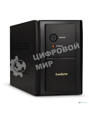 Источник бесперебойного питания ExeGate EX292608RUS SpecialPro UNB-2000.LED.AVR.4C13.RJ.USB 2000VA/1200W, LED, AVR,4*C13, RJ45/11,USB, металлический корпус, черный