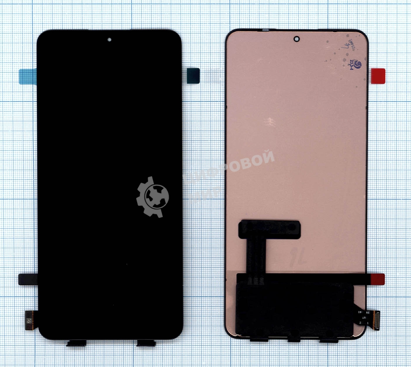 Дисплей для Xiaomi Mi 12T/Mi 12T Pro черный