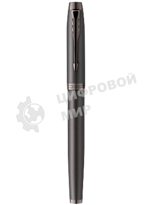 Ручка роллер Parker IM Monochrome T328 (CW2172960) Gun Metal, F, черные чернила, подарочная коробка