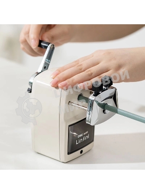 Точилка для карандашей механическая Deli E0620S, 1 отверстие, пластик, ассорти