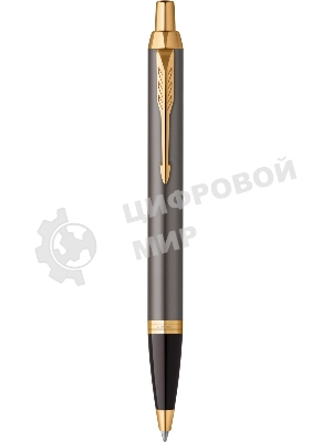 Ручка шариковая Parker IM Premium Grey Core GT (2214613) M, синие чернила, подарочная коробка