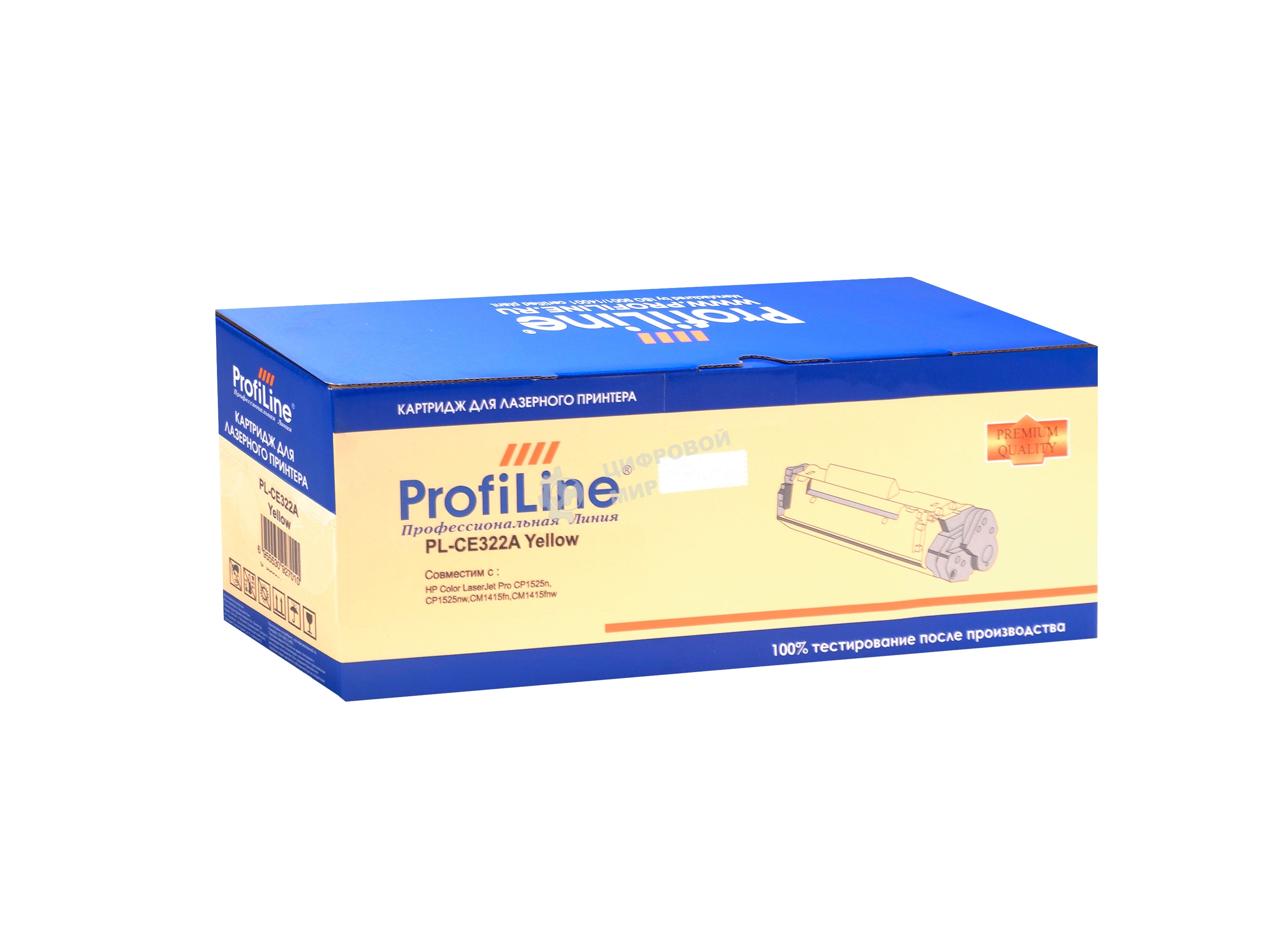 Картридж лазерный ProfiLine PL-CE322A для принтеров HP LJ CP1525N/CP1525NW/CM1415/1415fnw Yellow 1300 копий