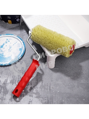 Валик Rexant полиакрил зеленый, ворс 18 мм, ширина ролика 180 мм, Ø 42 мм, бюгель 8 мм серия 