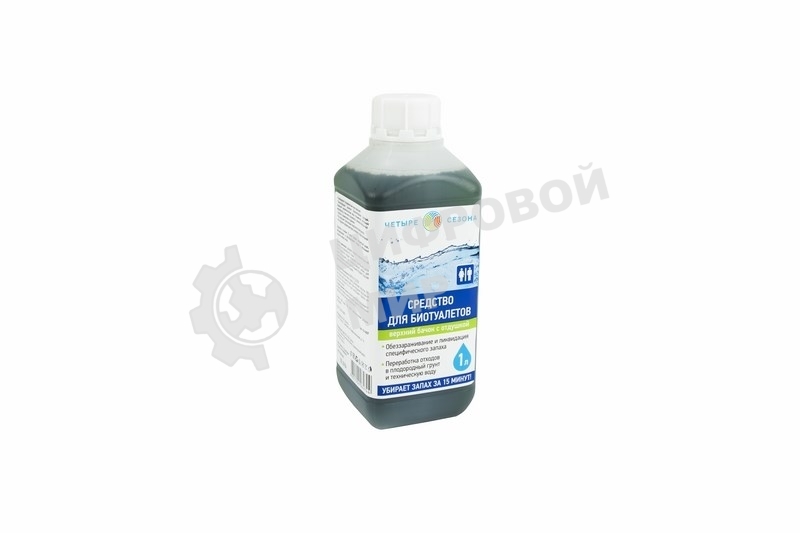 Средство для биотуалетов верхний бачок, 1 литр ЧЕТЫРЕ СЕЗОНА