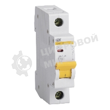 Выключатель автоматический IEK MVA20-1-063-C ВА47-29 1Р 63А 4,5кА х-ка С IEK