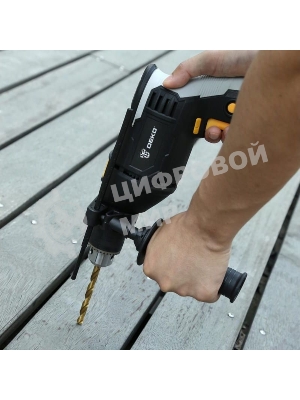 Дрель Deko DKID850W, 850 Вт, сетевая, ударная