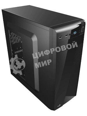 Компьютерный корпус Aerocool/Formula CS-1101 черный без БП ATX 2x120мм 1x140мм 2xUSB 2.0 1xUSB 3.0 audio