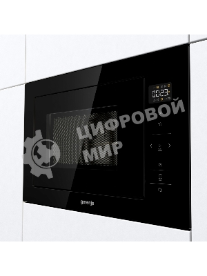 Встраиваемая микроволновая печь Gorenje BM251SG2BG, 25л, 900Вт, черный