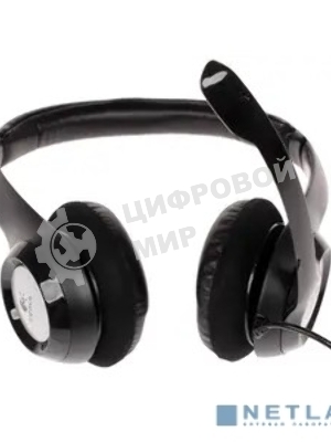 Гарнитура Logitech H390 чёрный, проводная, USB