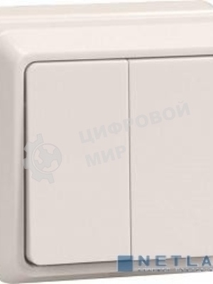 Выключатель IEK EVO20-K33-10-DC ВС20-2-0-ОКм 2кл 10А откр.уст. ОКТАВА (кремовый)