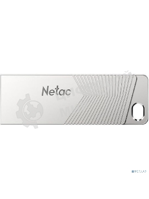 Флешка USB Netac UM1 (NT03UM1N-032G-32PN), 32Gb, USB 3.2, R/W 150/45, серебристый
