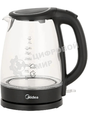 Чайник электрический Midea МК-8015, 2200 Вт, черный