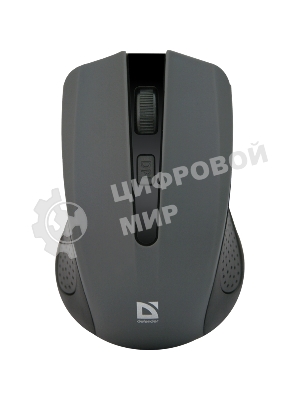 Мышь беспроводная Defender Accura MM-935 серый, 1600 dpi, радиоканал, USB, кнопки - 4