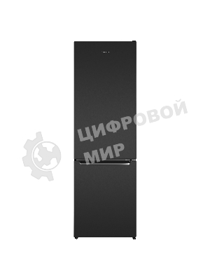 Холодильник Maunfeld MFF176SFSB черный двухкамерный 188/75л морозилка снизу, ручная разморозка