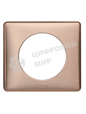 Рамка 1 пост Медь