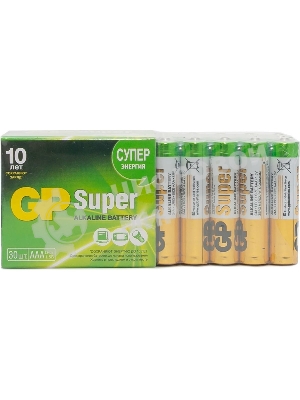 Батарейка GP 24AA21-2CRSWC30 180/720 AAA (30шт) спайка