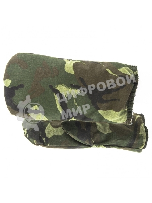 Рукавицы специальные Сибртех х/б, утепленные, ватин, камуфляж, 2 размер