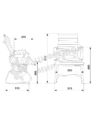 Кресло компьютерное Бюрократ CH-883-LOW-V/IVORY низкая спинка слоновая кость искусственная кожа