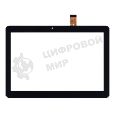 Сенсорное стекло (тачскрин) DP101279-F1 черное