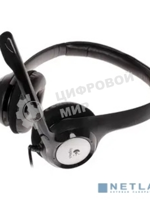 Гарнитура Logitech H390 чёрный, проводная, USB