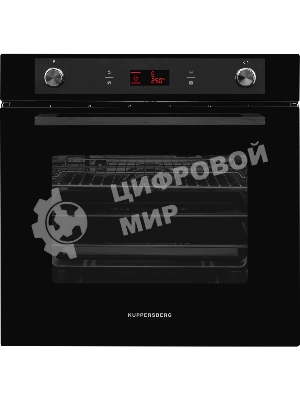 Встраиваемый духовой шкаф Kuppersberg HM 639 Black 60 см, 70 л, 9 режимов, гидролизная очистка, черный