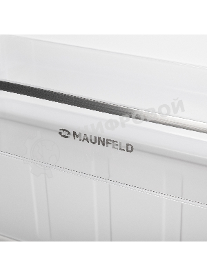 Холодильник Maunfeld MFF176SFSB черный двухкамерный 188/75л морозилка снизу, ручная разморозка