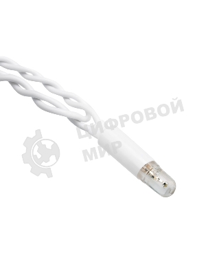 Гирлянда Neon-night Айсикл (бахрома) светодиодный, 4,8 х 0,6 м, белый провод, 230 В, диоды теплый белый, 176 LED