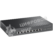 Коммутато TP-Link 8-port Desktop/Rackmount 10G Unmanaged Switch, 8 100/1G/2.5G/5G/10G RJ-45 ports,  1 Fan with intelligent speed control, 100-240 VAC, 50/60 Hz.