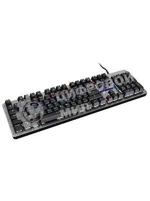 Клавиатура Oklick 970G Dark Knight проводная, USB Type-A, чёрный/серебристый