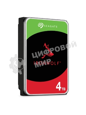 Жесткий диск Seagate 4Tb Ironwolf (ST4000VN006) SATA 6.0Gb/s, 5400 rpm, 256mb buffer, 3.5