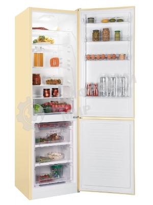 Холодильник Nordfrost NRB 164NF E бежевый двухкамерный 238/105 л морозилка снизу, No Frost