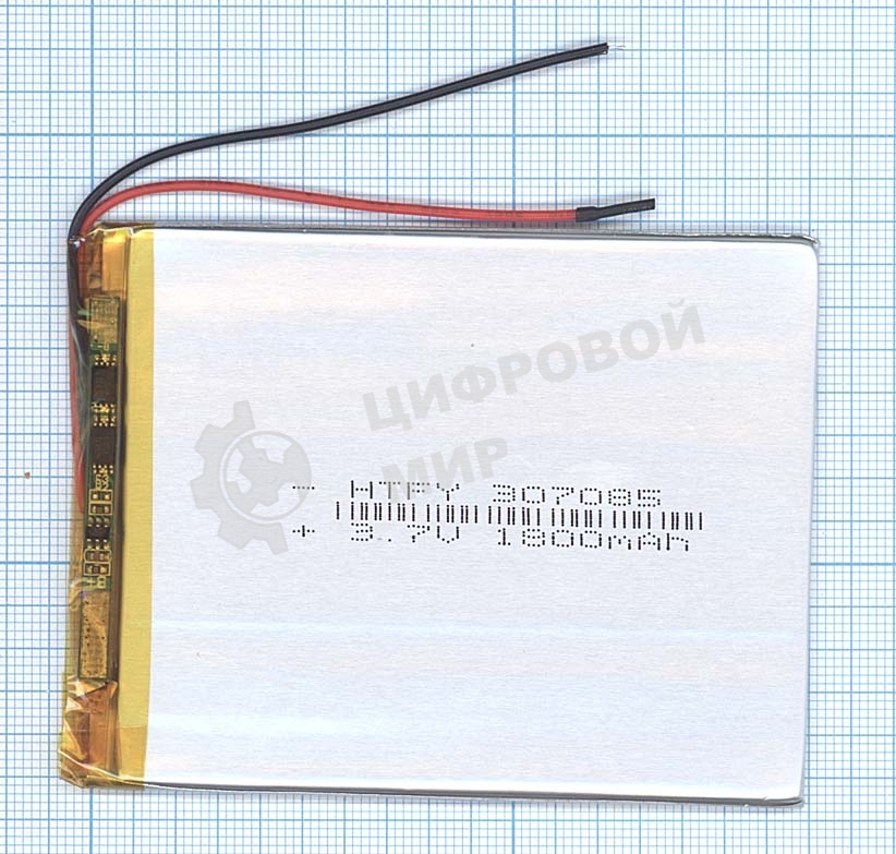 Аккумулятор Li-Pol (батарея) 3x70x85 мм 2pin 3.7V/1600mAh