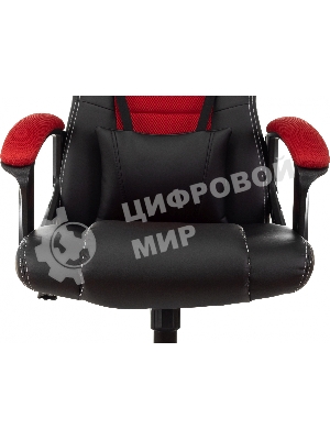 Кресло игровое Бюрократ Zombie Arena черный/красный