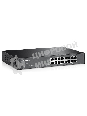 Коммутатор сетевой неуправляемый TP-Link SMB TL-SF1016DS 16 ports 10/100 Мбит/с