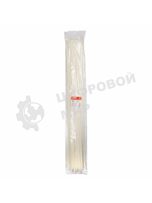 Хомут-стяжка кабельная нейлоновая Rexant 1020x9,0 мм, белая, упаковка 100 шт.