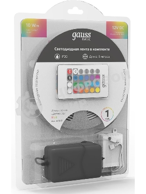 Лента светодиодная Gauss Basic 5м (BT042)