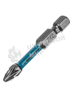 Набор бит торсионных Gross PZ2x50 мм, для ударных шуруповертов, 2 шт.