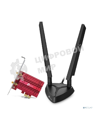 Трехдиапазонный беспроводной PCI Express-адаптер TP-Link Archer TXE75E AXE5400 Wi-Fi 6E с поддержкой Bluetooth 5.3