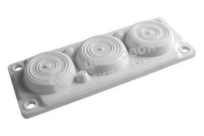 Ввод кабельный ДКС R5HTC03 пластик V0 UL94. (6 отв.) IP65